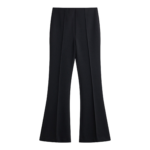 The Frankie Shop Nibelle Bootcut Pants - Black - Oversized Minimalist Pants in Black - Shop at Luxury Shoes 