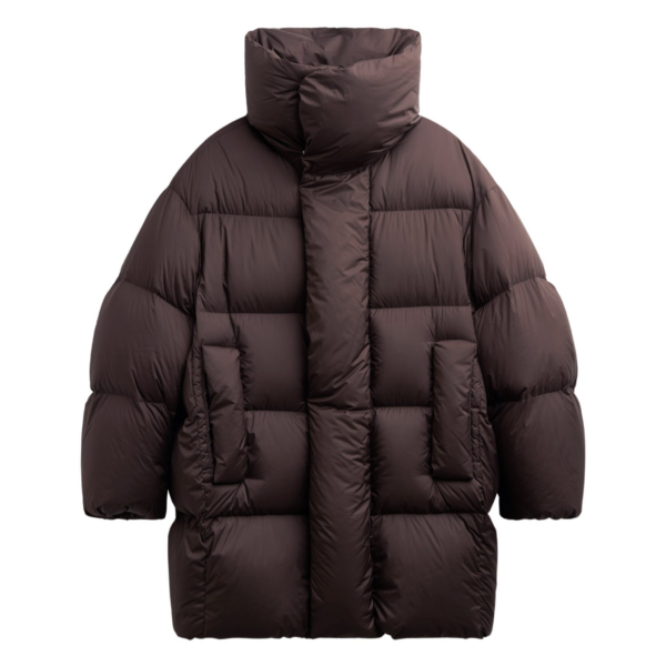 The Frankie Shop Ortler Puffer Jacket – Brown