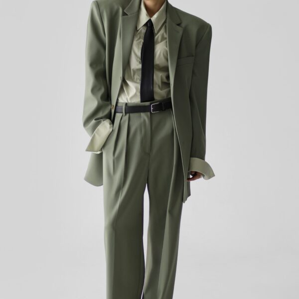 The Frankie Shop Trosa Blazer – Pale Olive, view 8