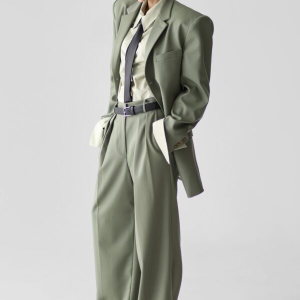 The Frankie Shop Trosa Blazer – Pale Olive, view 9