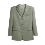 The Frankie Shop Trosa Blazer - Pale Olive - Oversized Minimalist Jackets in Green - Shop at Luxury Shoes 
