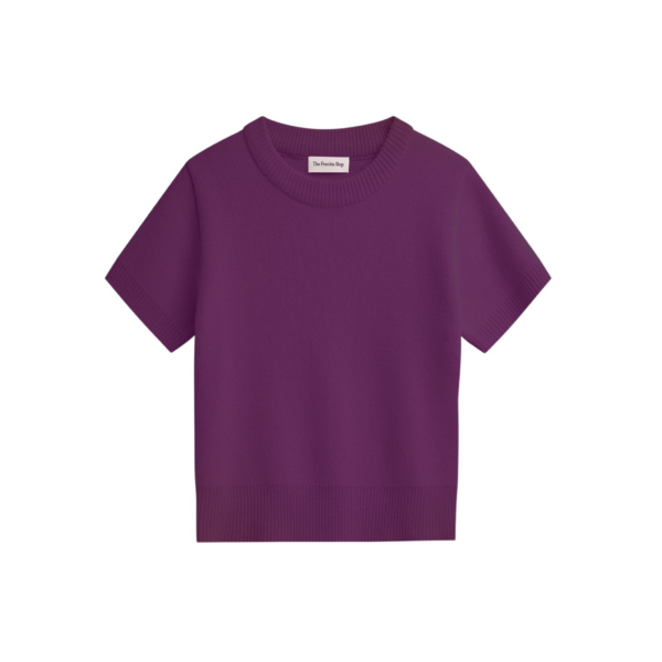 The Frankie Shop Zoersel Knit Top – Purple