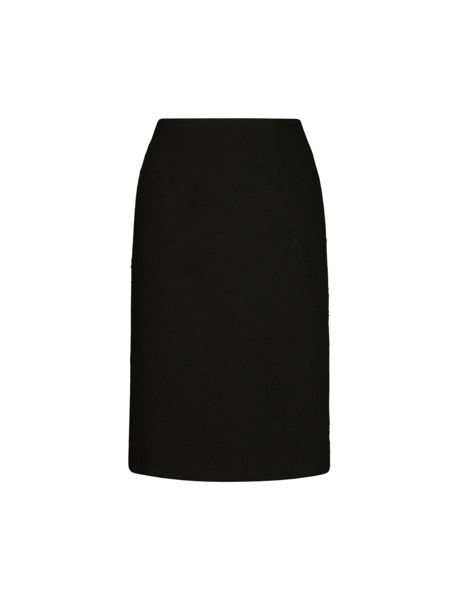 Oscar de la Renta Wool Tweed Pencil Skirt
