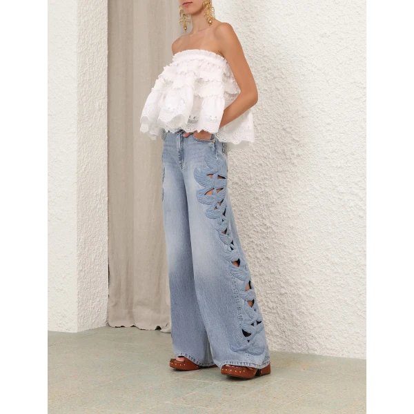 Elevate your elegance in this Zimmermann Pants available now at Luxury Shoes 