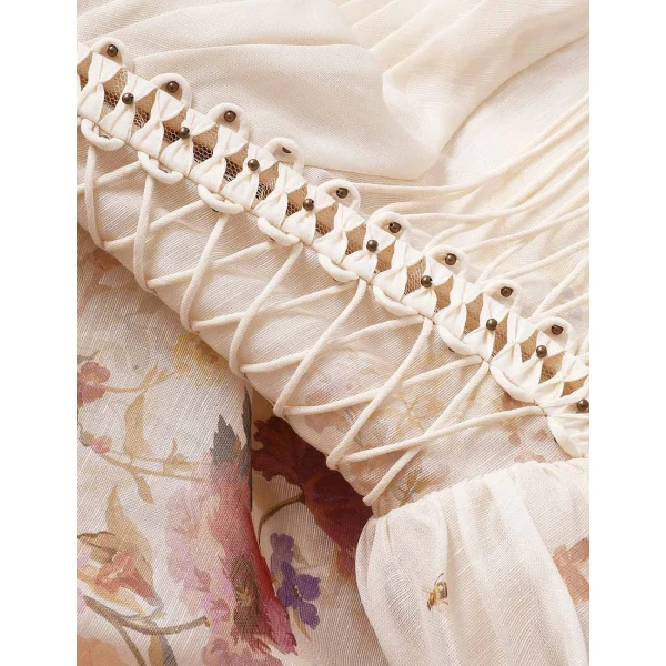 Elevate your elegance in this Zimmermann Dresses available now at Luxury Shoes 