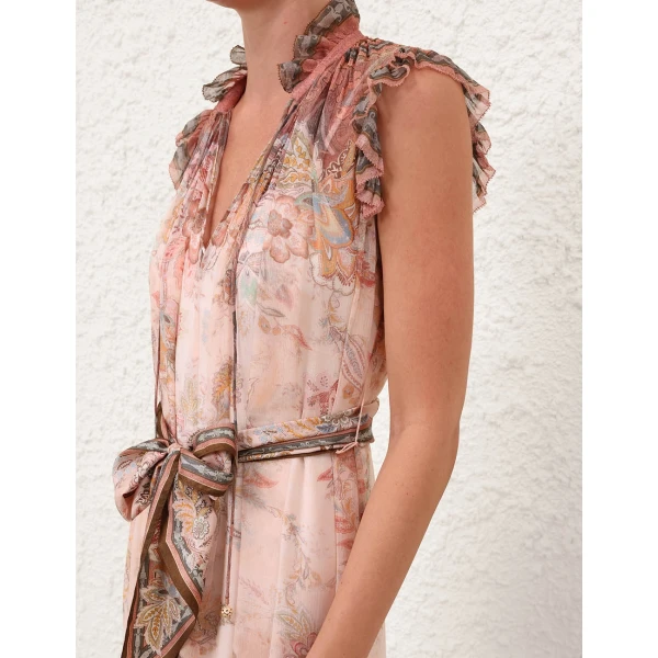Elevate your elegance in this Zimmermann Dresses available now at Luxury Shoes 