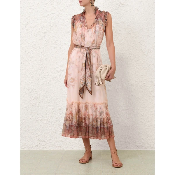 Elevate your elegance in this Zimmermann Dresses available now at Luxury Shoes 