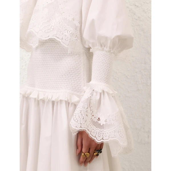 Elevate your elegance in this Zimmermann Dresses available now at Luxury Shoes 