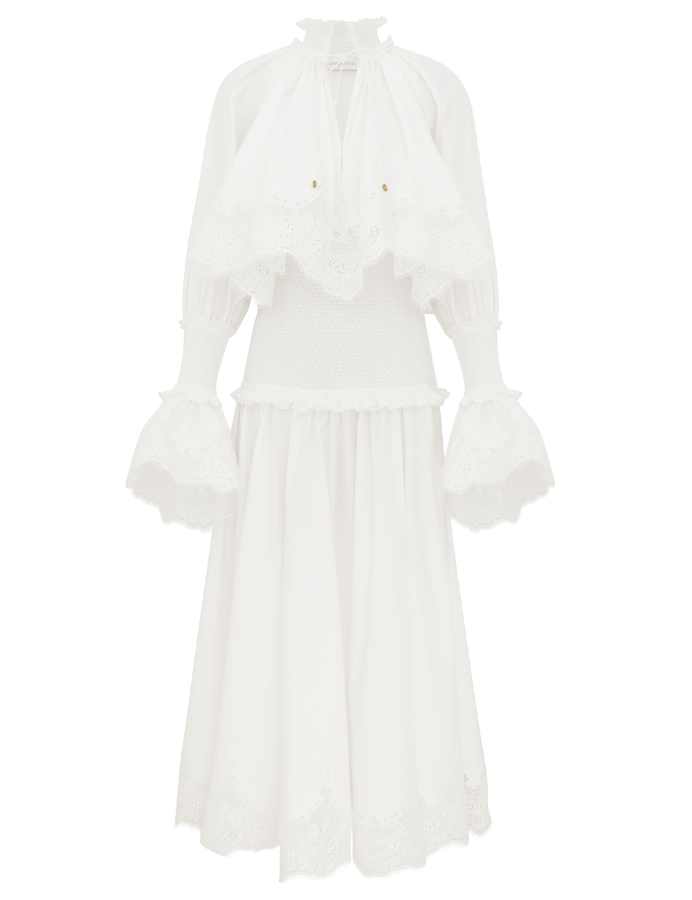 Zimmermann Alchemy Poplin Maxi Dress