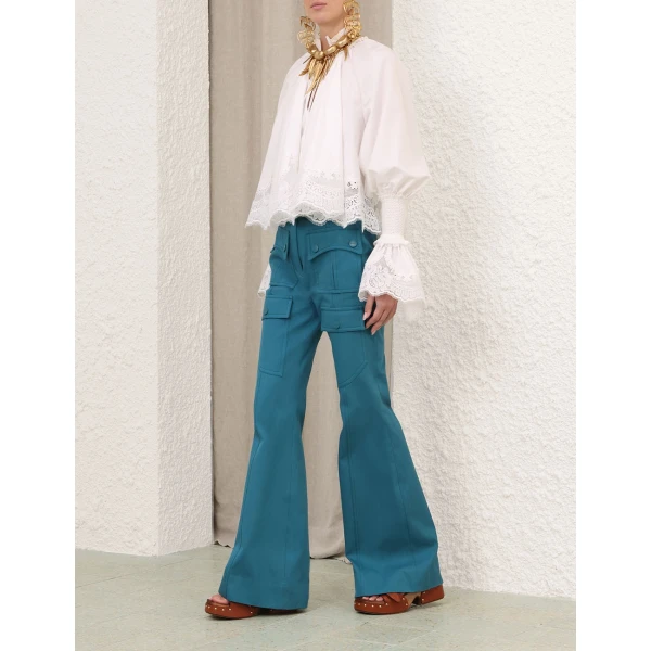 Elevate your elegance in this Zimmermann Tops available now at Luxury Shoes 