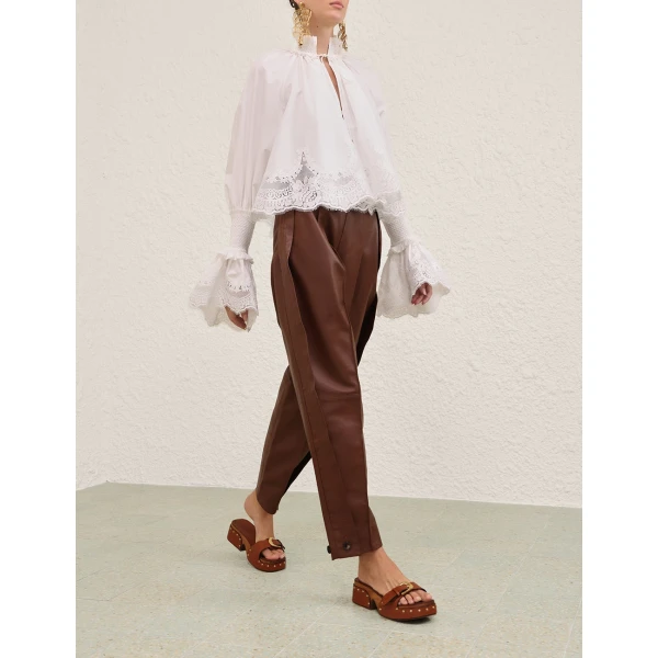 Elevate your elegance in this Zimmermann Tops available now at Luxury Shoes 