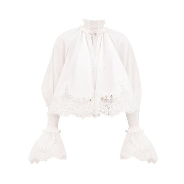 Elevate your elegance in this Zimmermann Tops available now at Luxury Shoes 