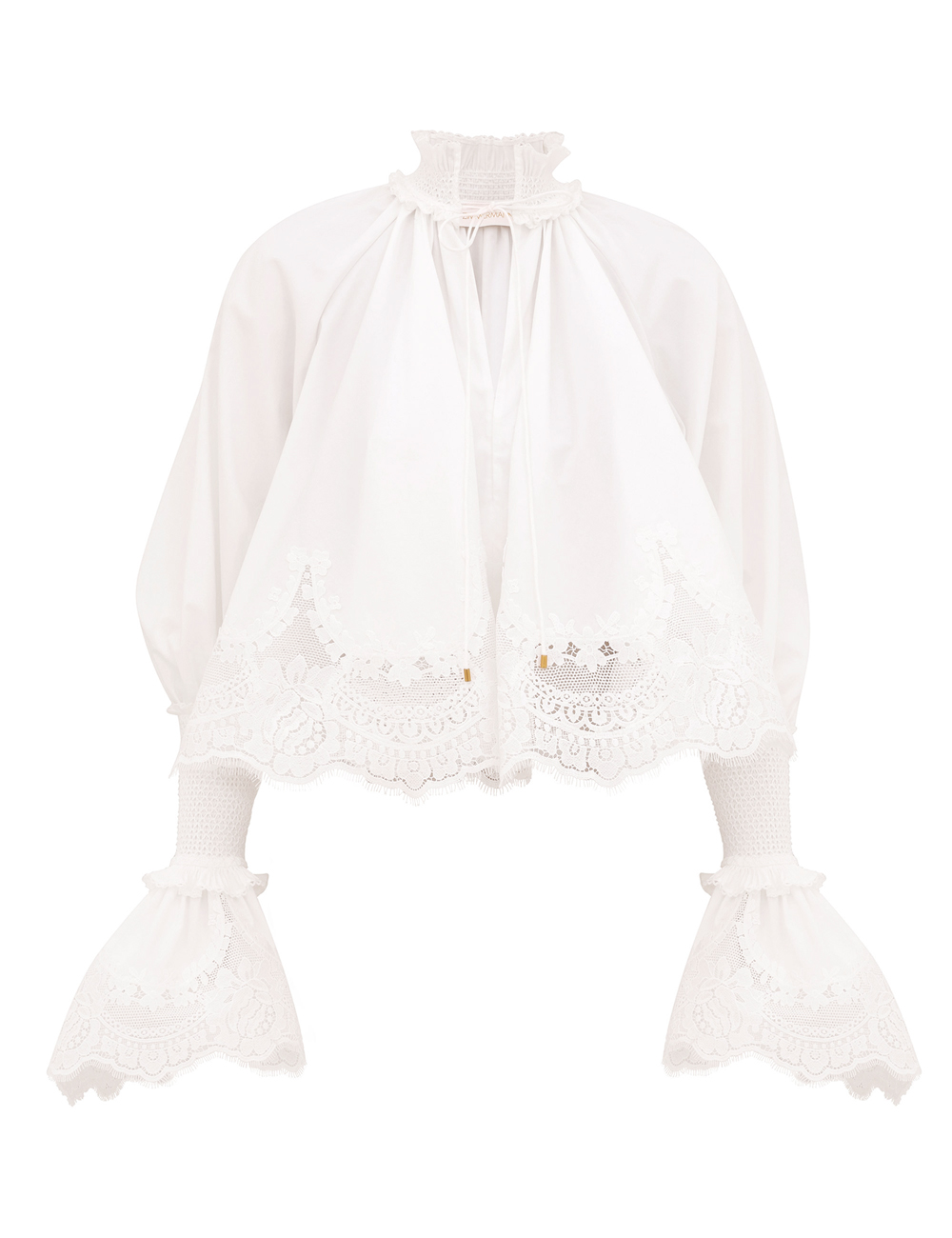 Zimmermann Alchemy Shirred Blouse