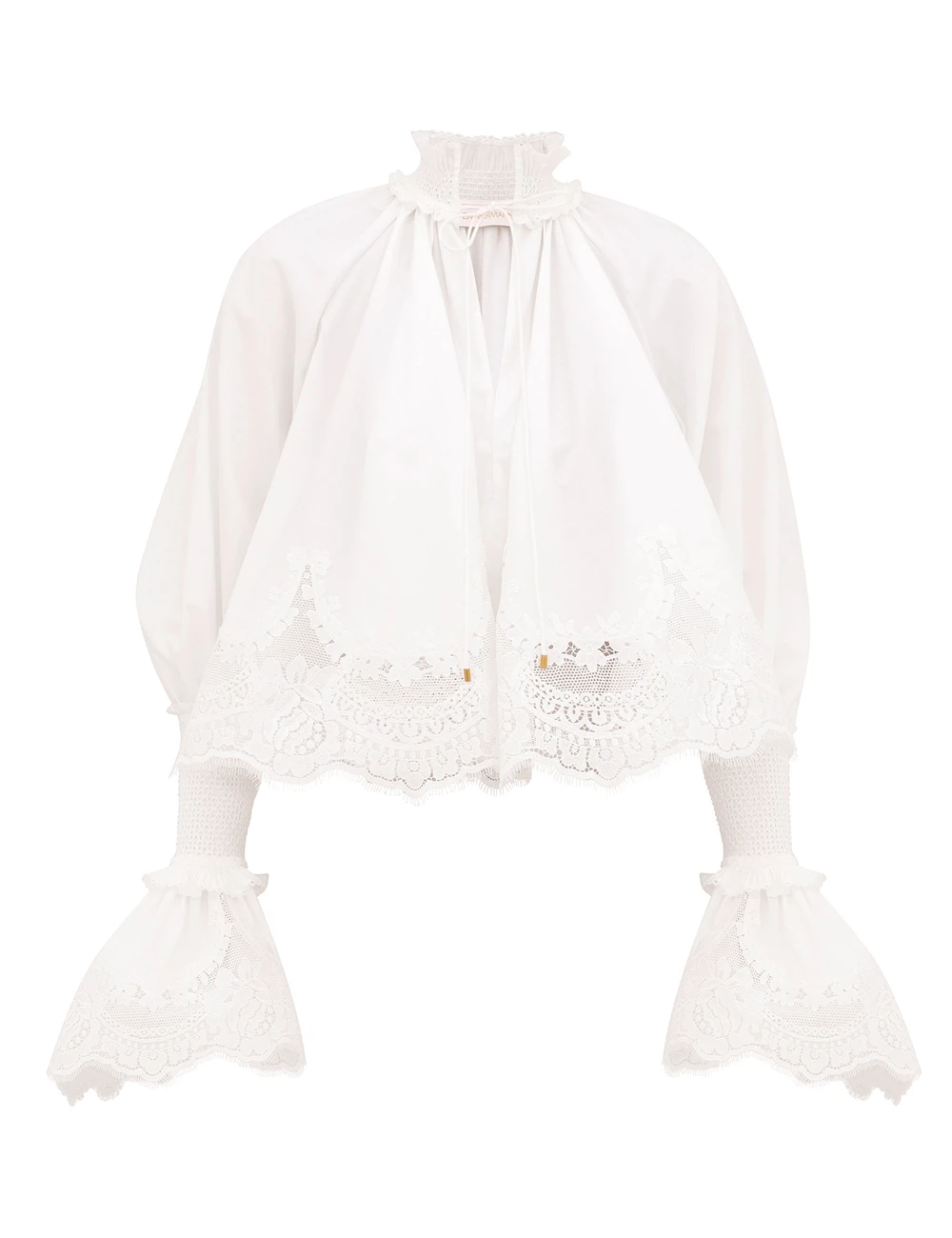 Zimmermann Alchemy Shirred Blouse | Ready to Wear Collection Luxury Shoes Elevate your elegance in this Zimmermann Tops available now at Luxury Shoes