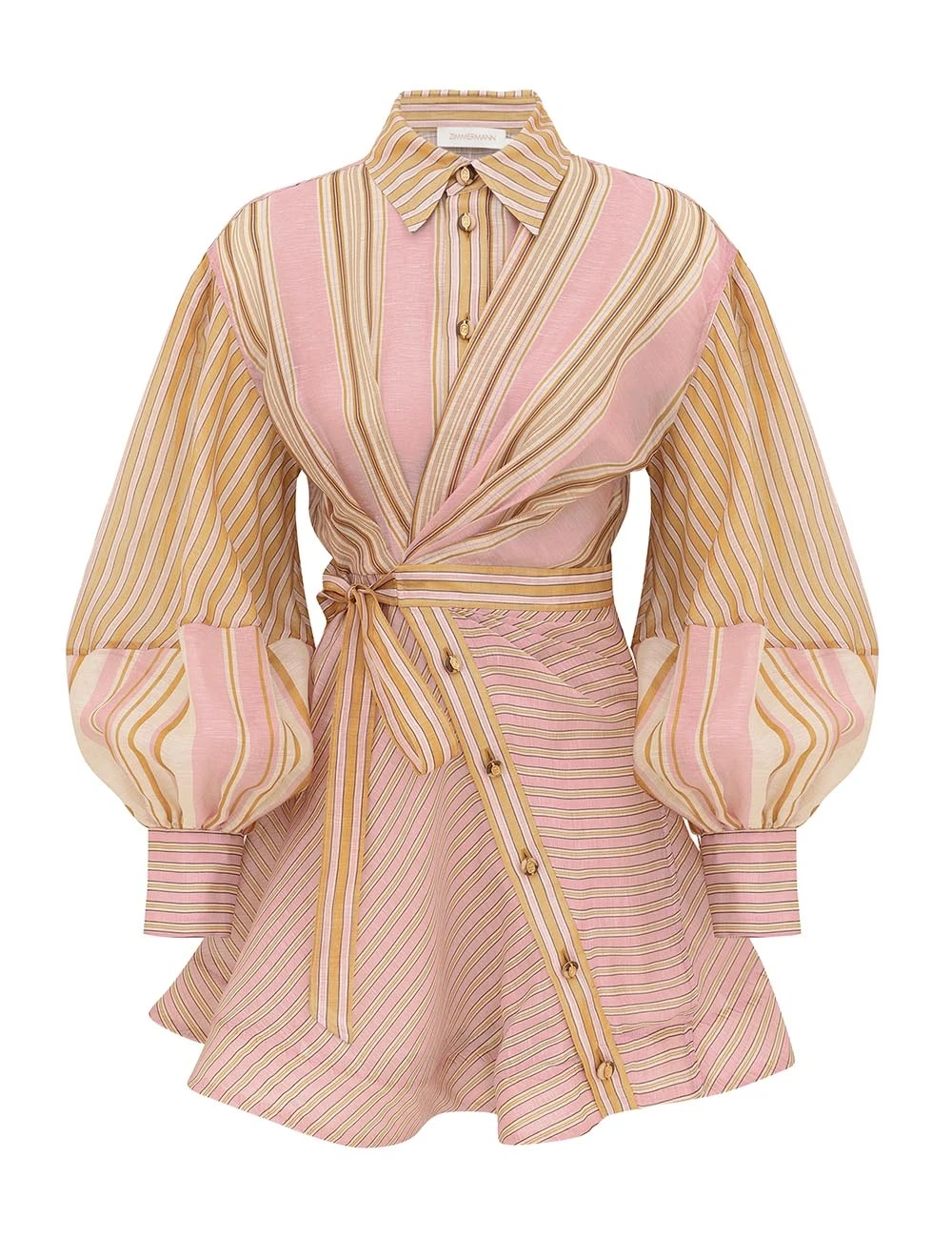 Zimmermann Alchemy Striped Mini Dress | Ready to Wear Collection Luxury Shoes Elevate your elegance in this Zimmermann Dresses available now at Luxury Shoes