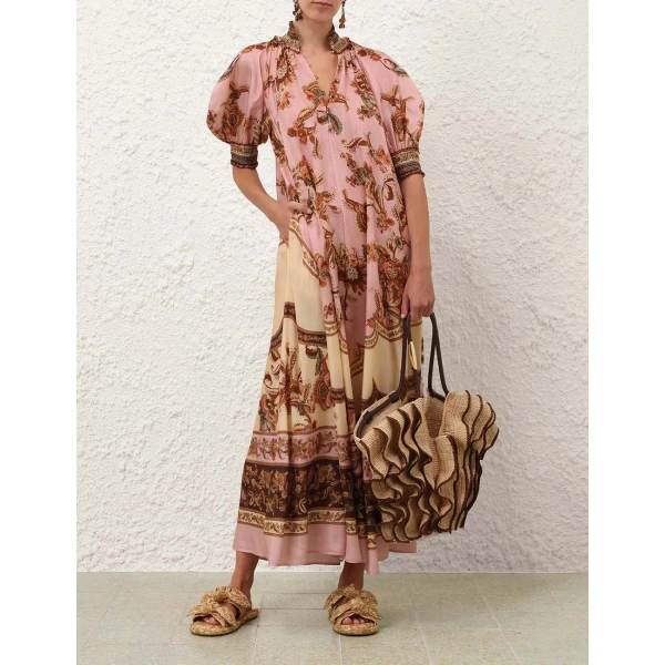 Elevate your elegance in this Zimmermann Dresses available now at Luxury Shoes 