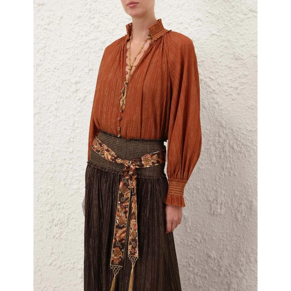 Elevate your elegance in this Zimmermann Tops available now at Luxury Shoes 