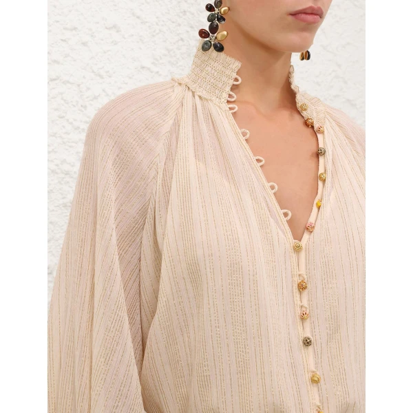 Elevate your elegance in this Zimmermann Tops available now at Luxury Shoes 