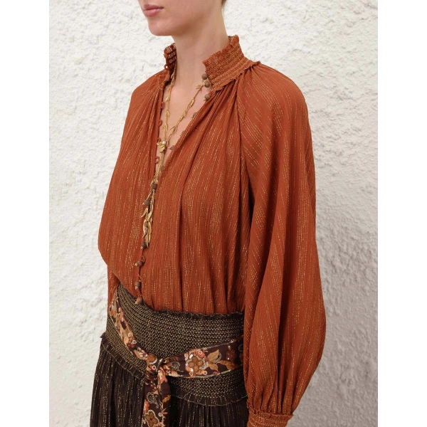 Elevate your elegance in this Zimmermann Tops available now at Luxury Shoes 