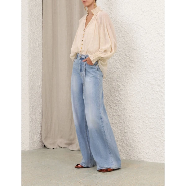 Elevate your elegance in this Zimmermann Tops available now at Luxury Shoes 
