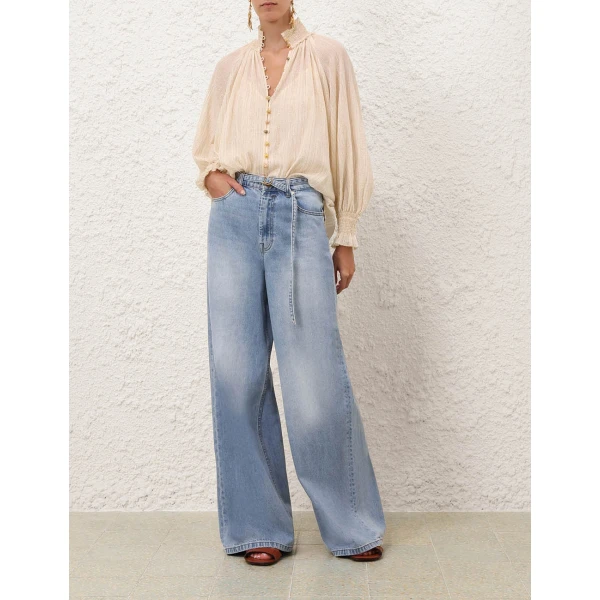 Elevate your elegance in this Zimmermann Tops available now at Luxury Shoes 