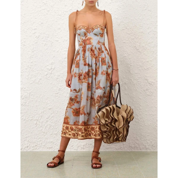 Elevate your elegance in this Zimmermann Dresses available now at Luxury Shoes 