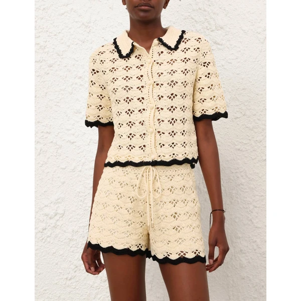 Elevate your elegance in this Zimmermann Tops available now at Luxury Shoes 