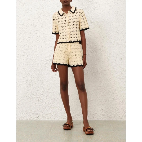 Elevate your elegance in this Zimmermann Shorts available now at Luxury Shoes 