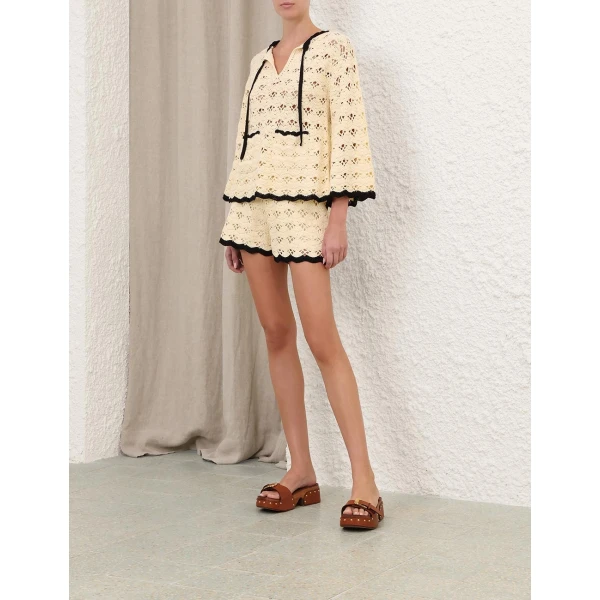 Elevate your elegance in this Zimmermann Shorts available now at Luxury Shoes 