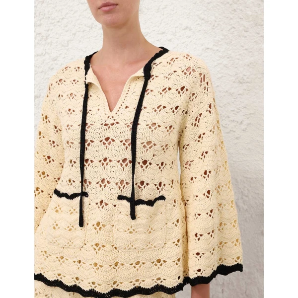 Elevate your elegance in this Zimmermann Tops available now at Luxury Shoes 