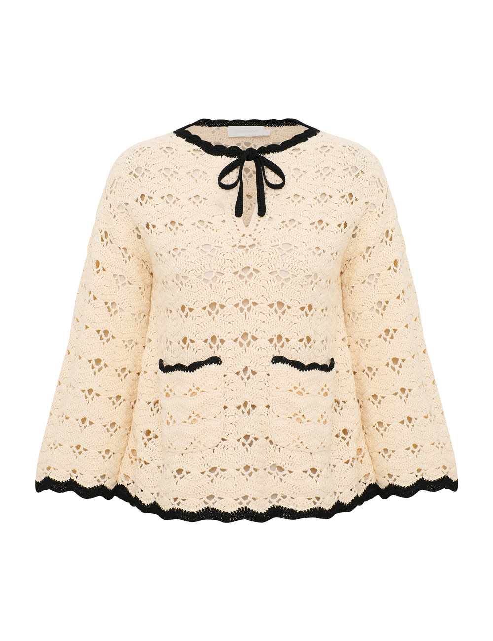 Zimmermann Aster Crochet Tunic Top