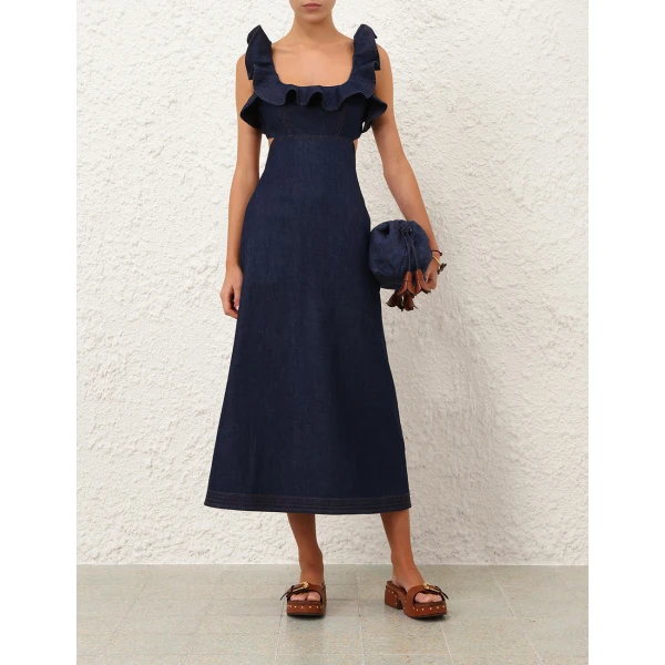 Elevate your elegance in this Zimmermann Dresses available now at Luxury Shoes 