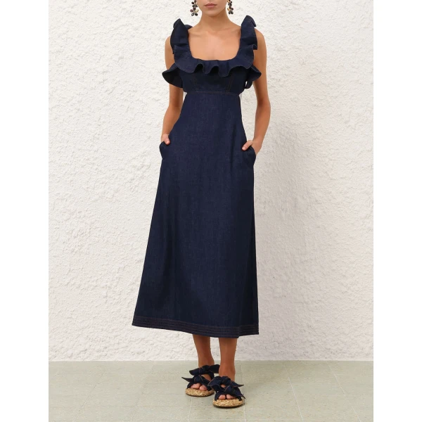 Elevate your elegance in this Zimmermann Dresses available now at Luxury Shoes 