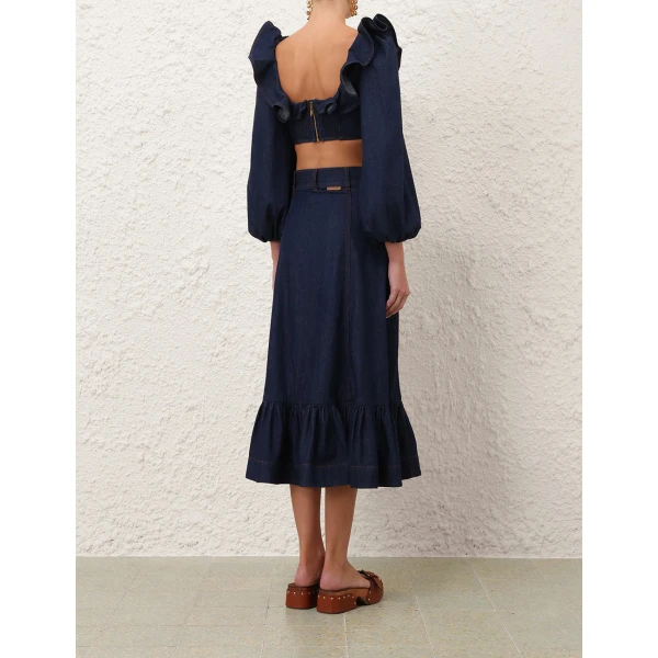 Elevate your elegance in this Zimmermann Skirts available now at Luxury Shoes 