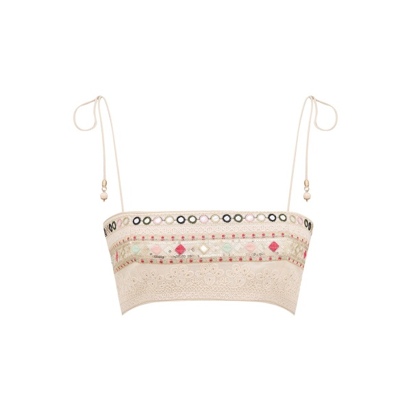 Elevate your elegance in this Zimmermann Tops available now at Luxury Shoes 
