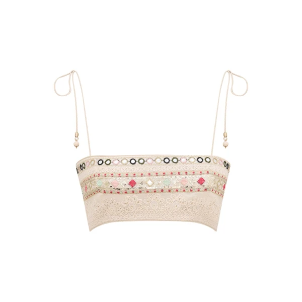 Elevate your elegance in this Zimmermann Tops available now at Luxury Shoes 