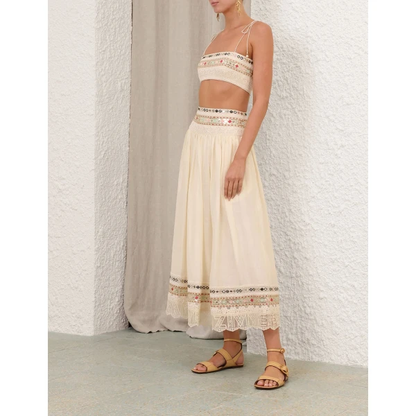Elevate your elegance in this Zimmermann Skirts available now at Luxury Shoes 