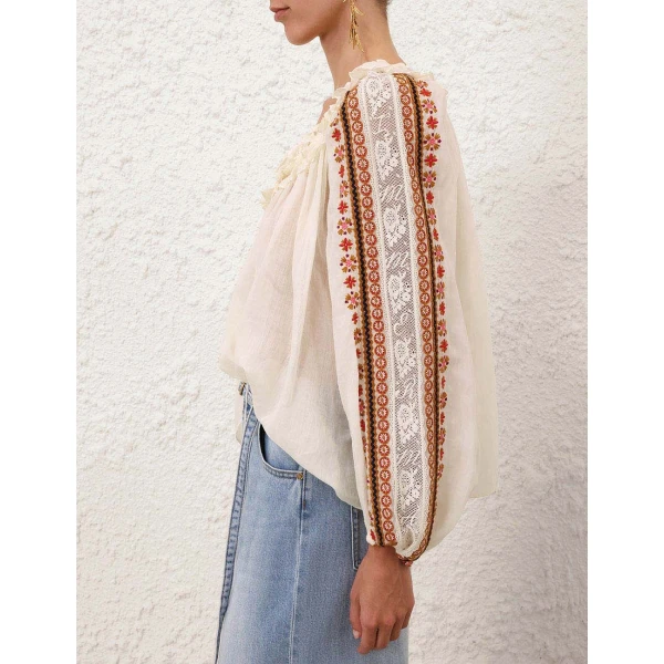 Elevate your elegance in this Zimmermann Tops available now at Luxury Shoes 