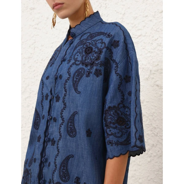 Elevate your elegance in this Zimmermann Tops available now at Luxury Shoes 
