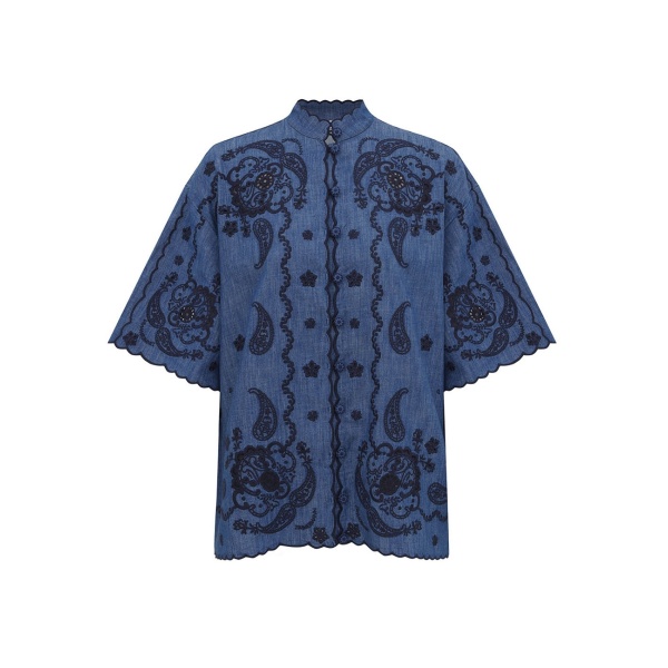 Elevate your elegance in this Zimmermann Tops available now at Luxury Shoes 