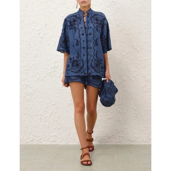 Elevate your elegance in this Zimmermann Shorts available now at Luxury Shoes 