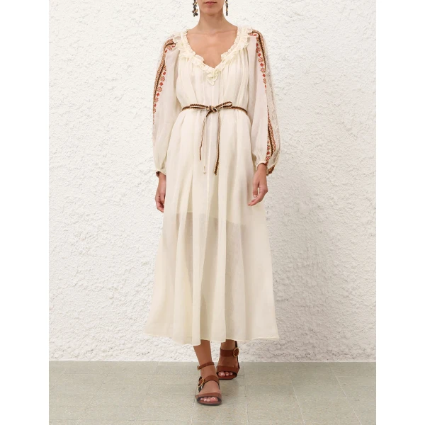 Elevate your elegance in this Zimmermann Dresses available now at Luxury Shoes 