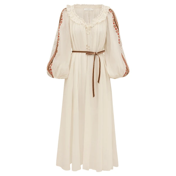Elevate your elegance in this Zimmermann Dresses available now at Luxury Shoes 