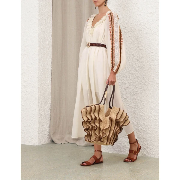 Elevate your elegance in this Zimmermann Dresses available now at Luxury Shoes 