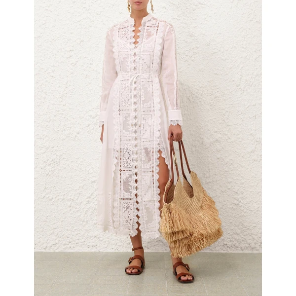 Elevate your elegance in this Zimmermann Dresses available now at Luxury Shoes 