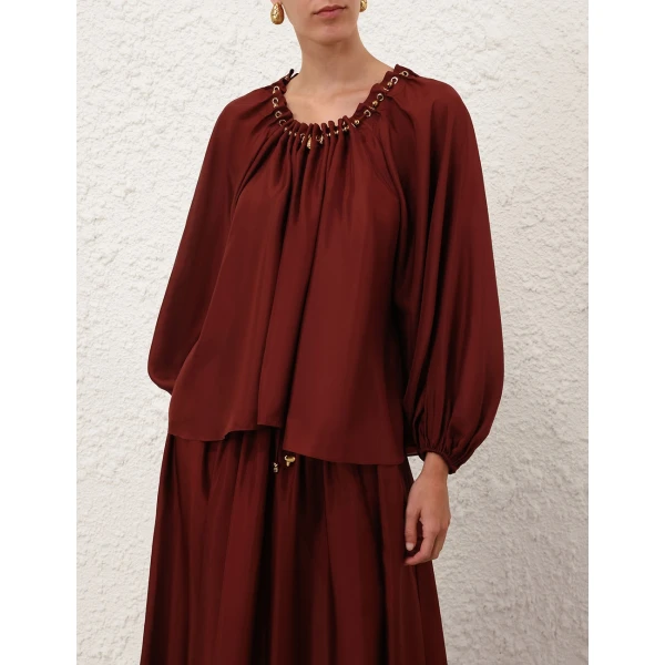 Elevate your elegance in this Zimmermann Tops available now at Luxury Shoes 
