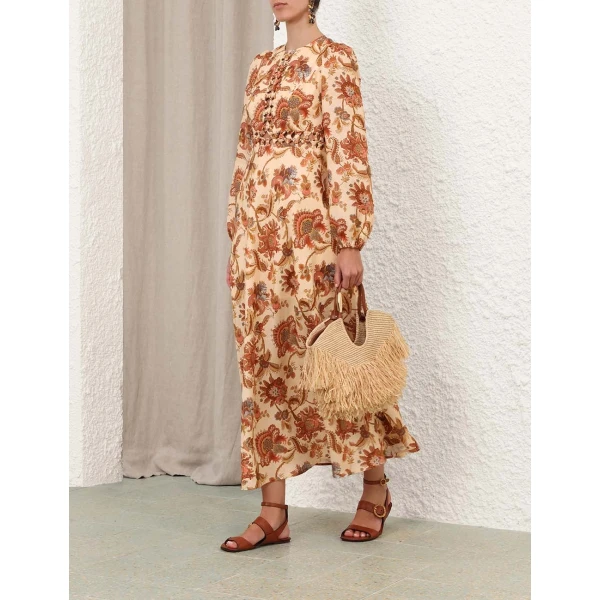 Elevate your elegance in this Zimmermann Dresses available now at Luxury Shoes 