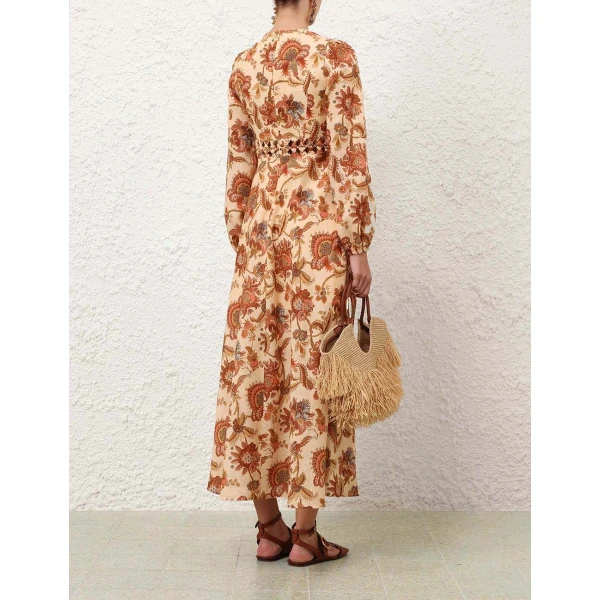 Elevate your elegance in this Zimmermann Dresses available now at Luxury Shoes 