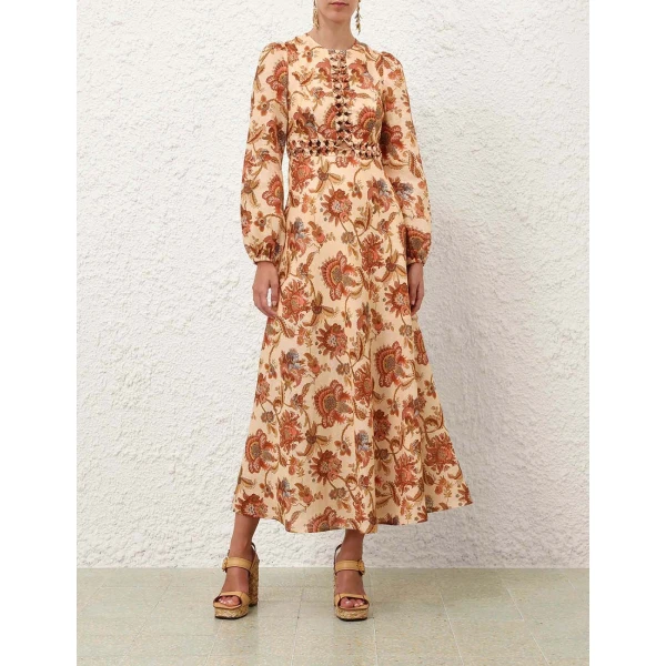 Elevate your elegance in this Zimmermann Dresses available now at Luxury Shoes 