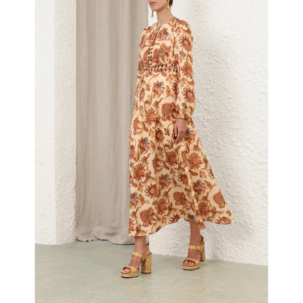 Elevate your elegance in this Zimmermann Dresses available now at Luxury Shoes 
